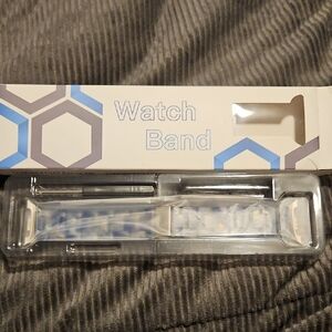 Stylish Blue and White Watch Band